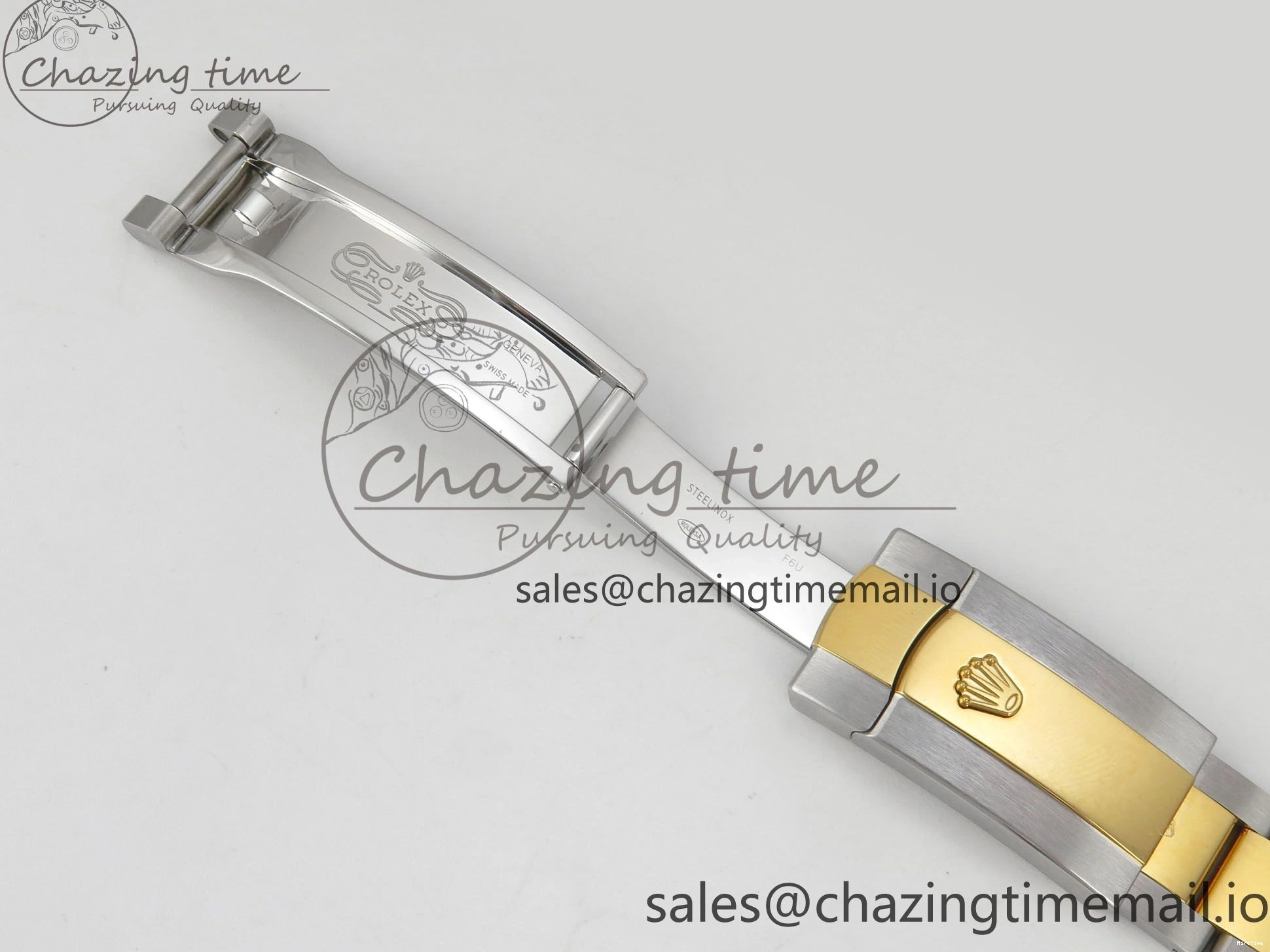 MiroTime 0327 SunProtective DateJust 36 SS YG ARF 1:1 Best Edition 904L Steel YG Leaf Diamonds Dial on Oyster Bracelet SH 87